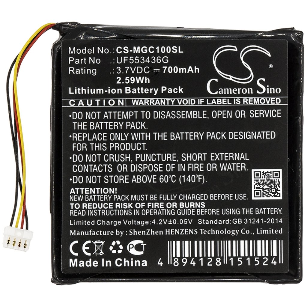 Kompatibilna zamenjava baterije za Magellan ER-009311,UF553436G