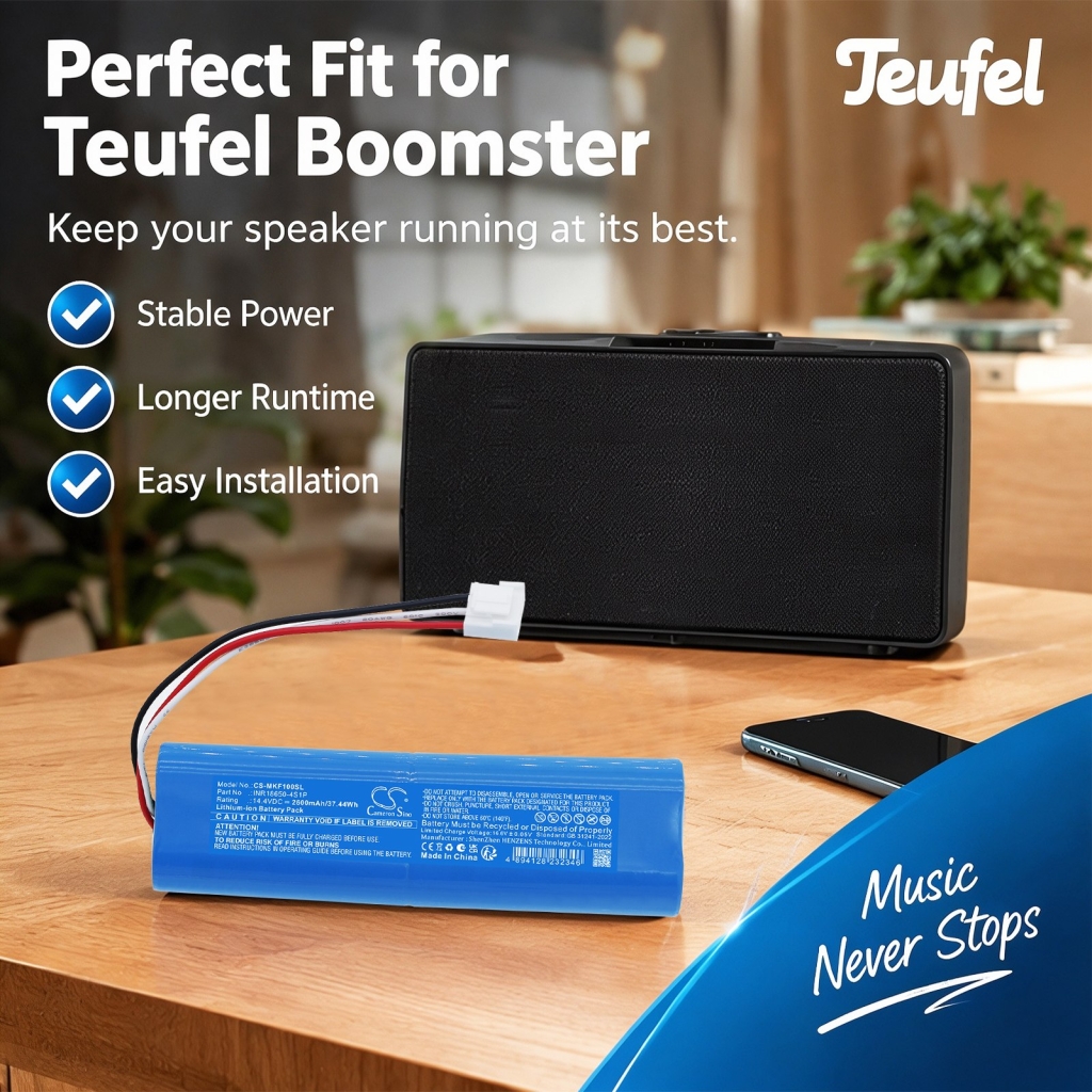 Battery compatible with Mackie