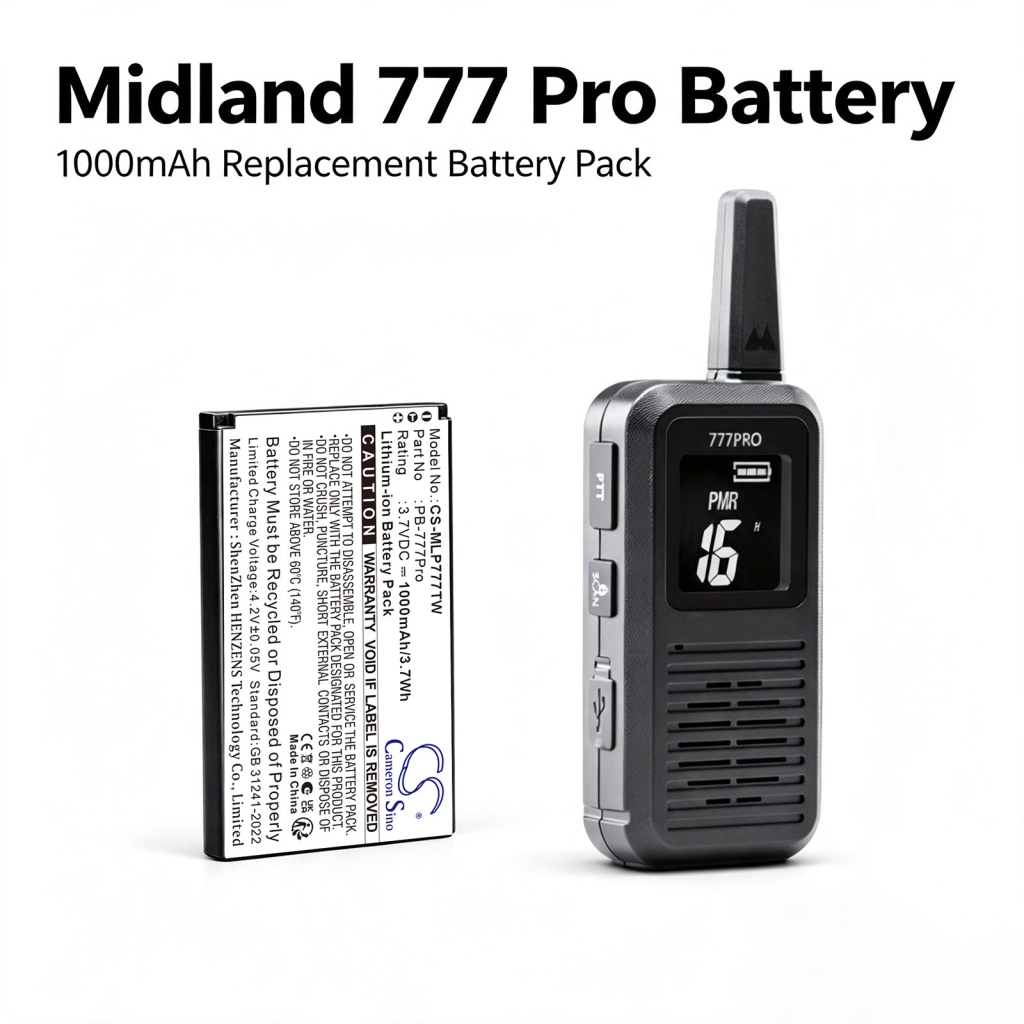 Baterija združljivo z Midland CS-MLP777TW