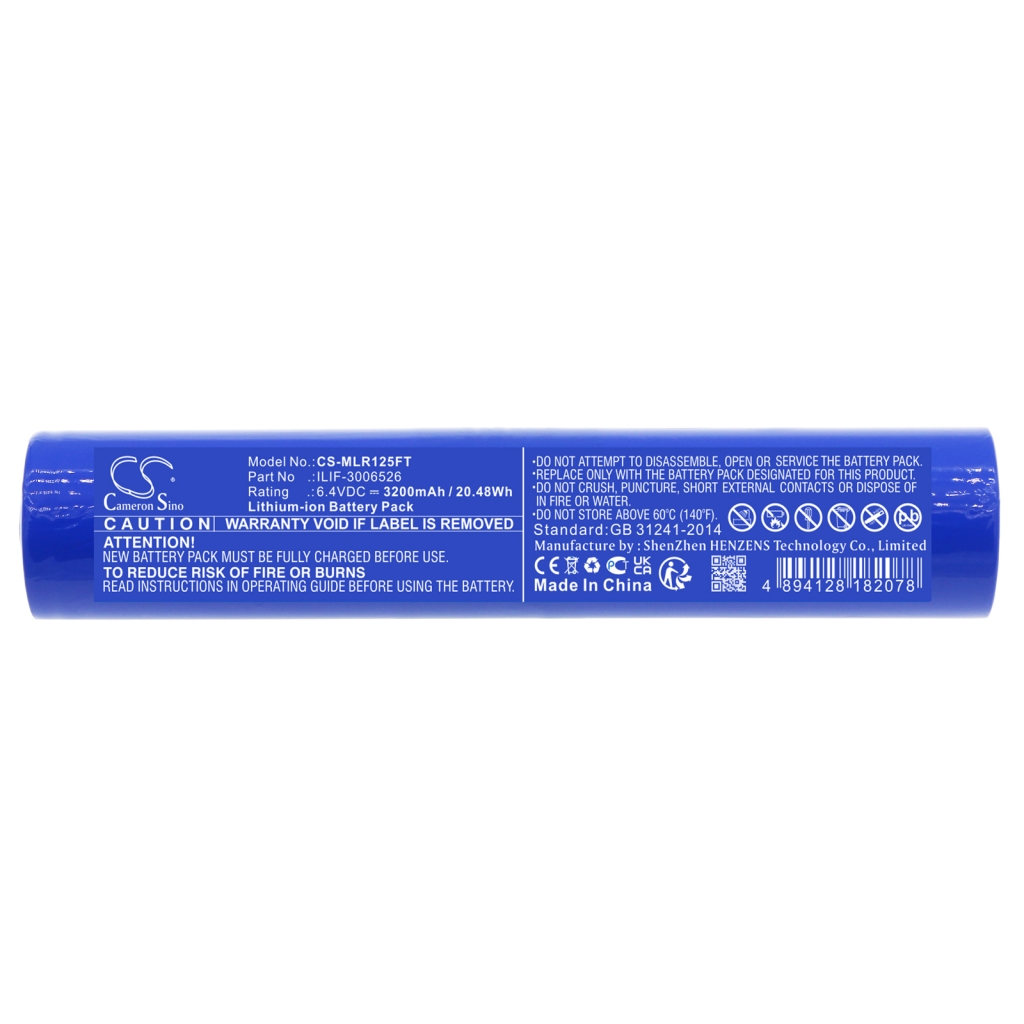 Kompatibilna zamenjava baterije za Maglite ILIF-3006526