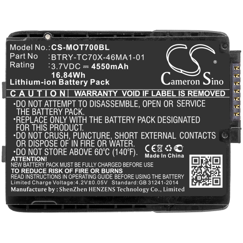 Battery Replaces BTRY-TC7X-46MA2