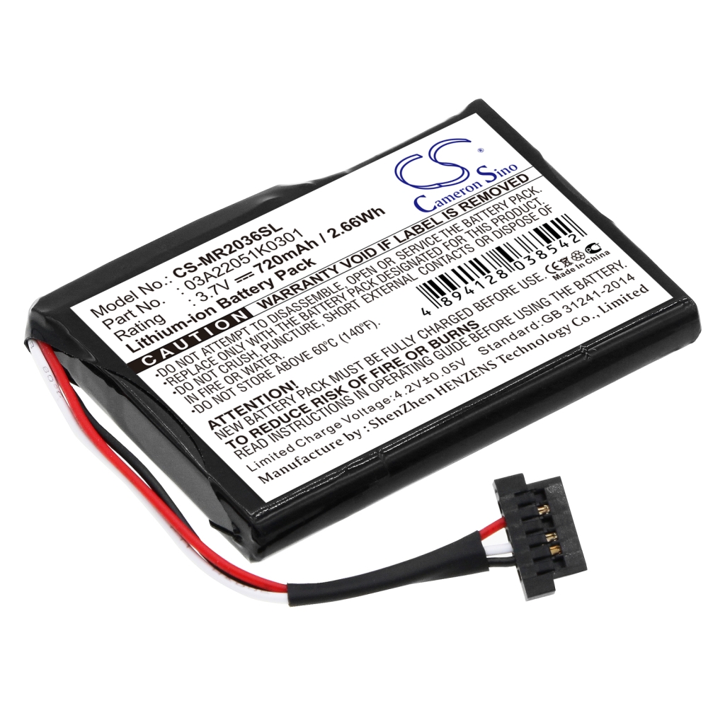 Kompatibilna zamenjava baterije za Magellan 03A22051K0301