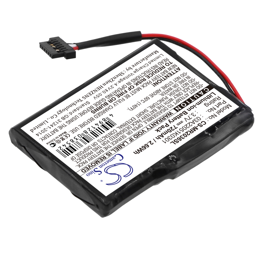 Kompatibilna zamenjava baterije za Magellan 03A22051K0301