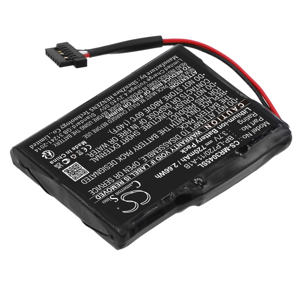 Kompatibilna zamenjava baterije za Magellan BP-LP720/11-A1B