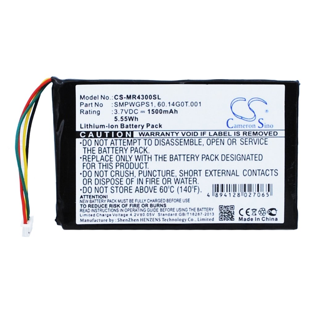 Kompatibilna zamenjava baterije za Magellan 60.14G0T.001,SMPWGPS1