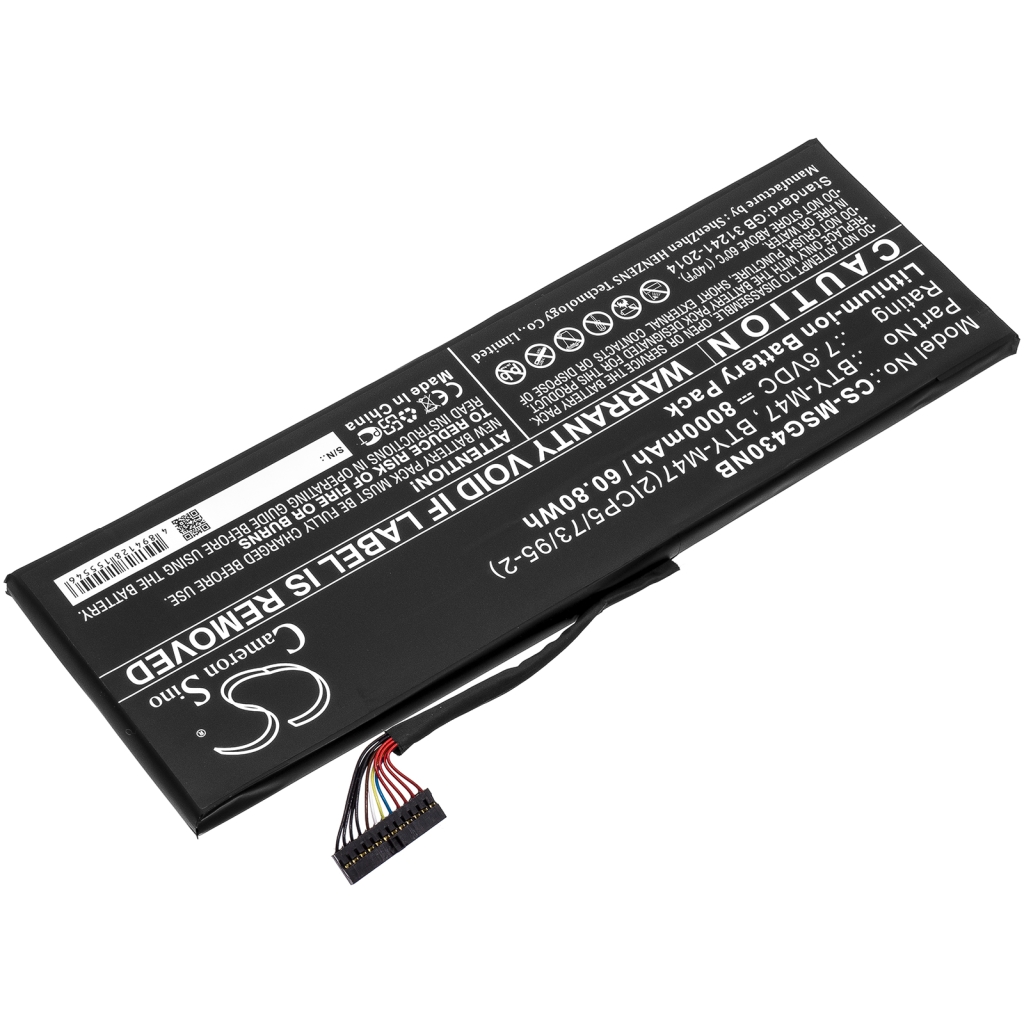 Baterija za prenosnik MSI GS40 6QE(Phantom)-027 (CS-MSG430NB)