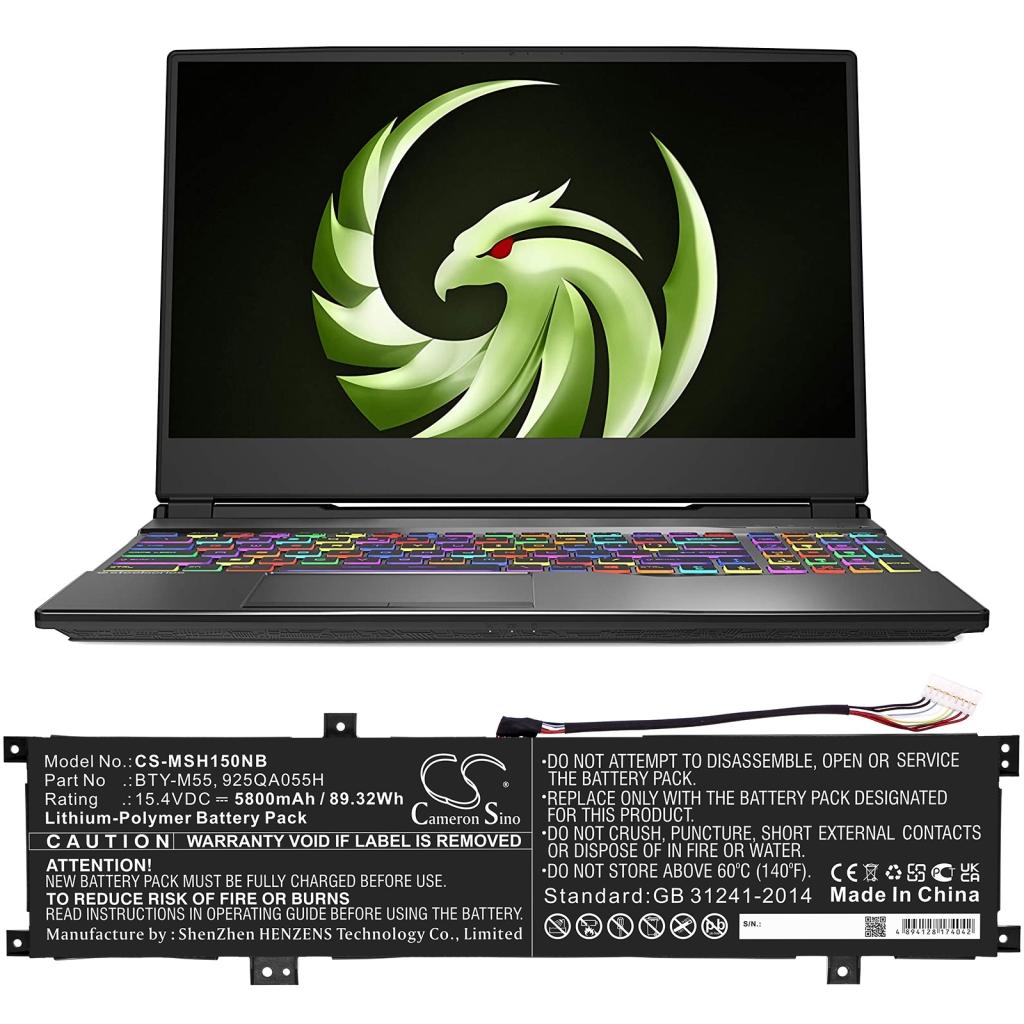 Baterija za prenosnik MSI Alpha 15 B5Ex (CS-MSH150NB)