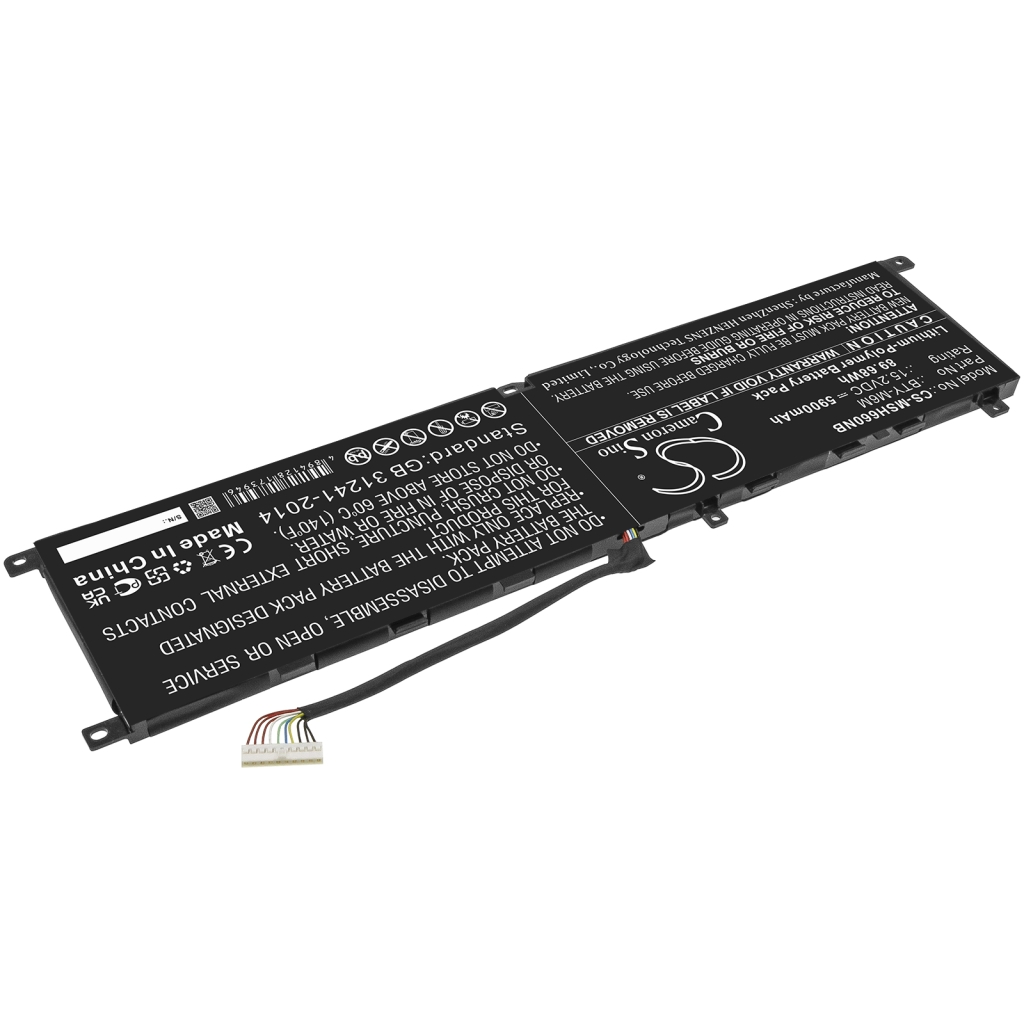 Kompatibilna zamenjava baterije za MSI BTY-M6M