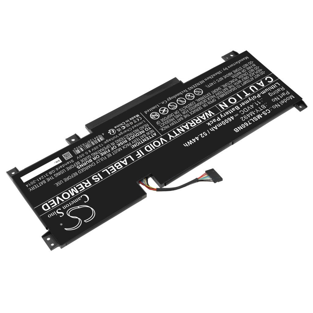 Kompatibilna zamenjava baterije za MSI BTY-M492