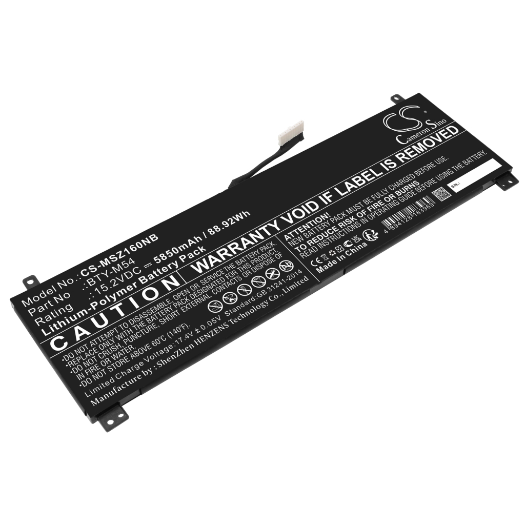 Baterija za prenosnik MSI Creator Z16 A11UE-069IT (CS-MSZ160NB)