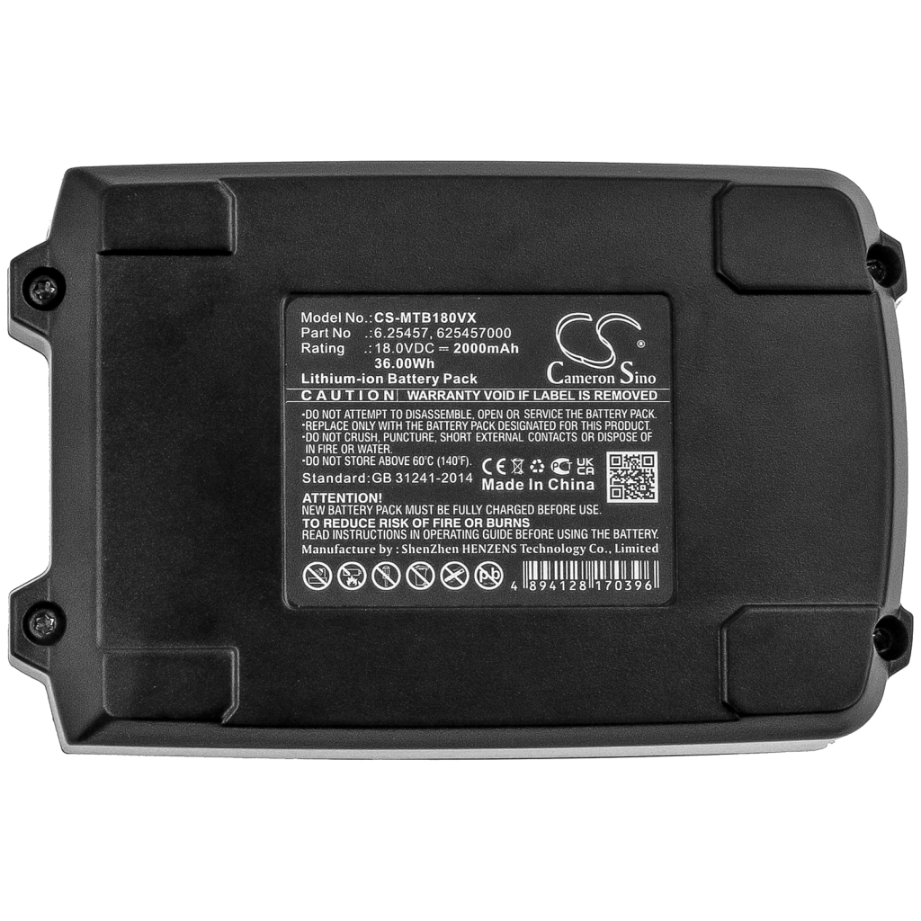 Battery industrial Metabo SSD18 LTX