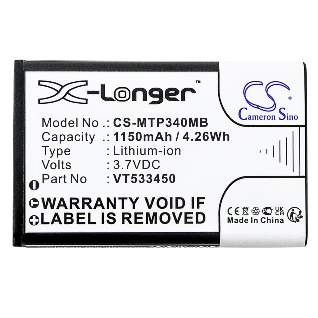 Kompatibilna zamenjava baterije za Motorola VT533450