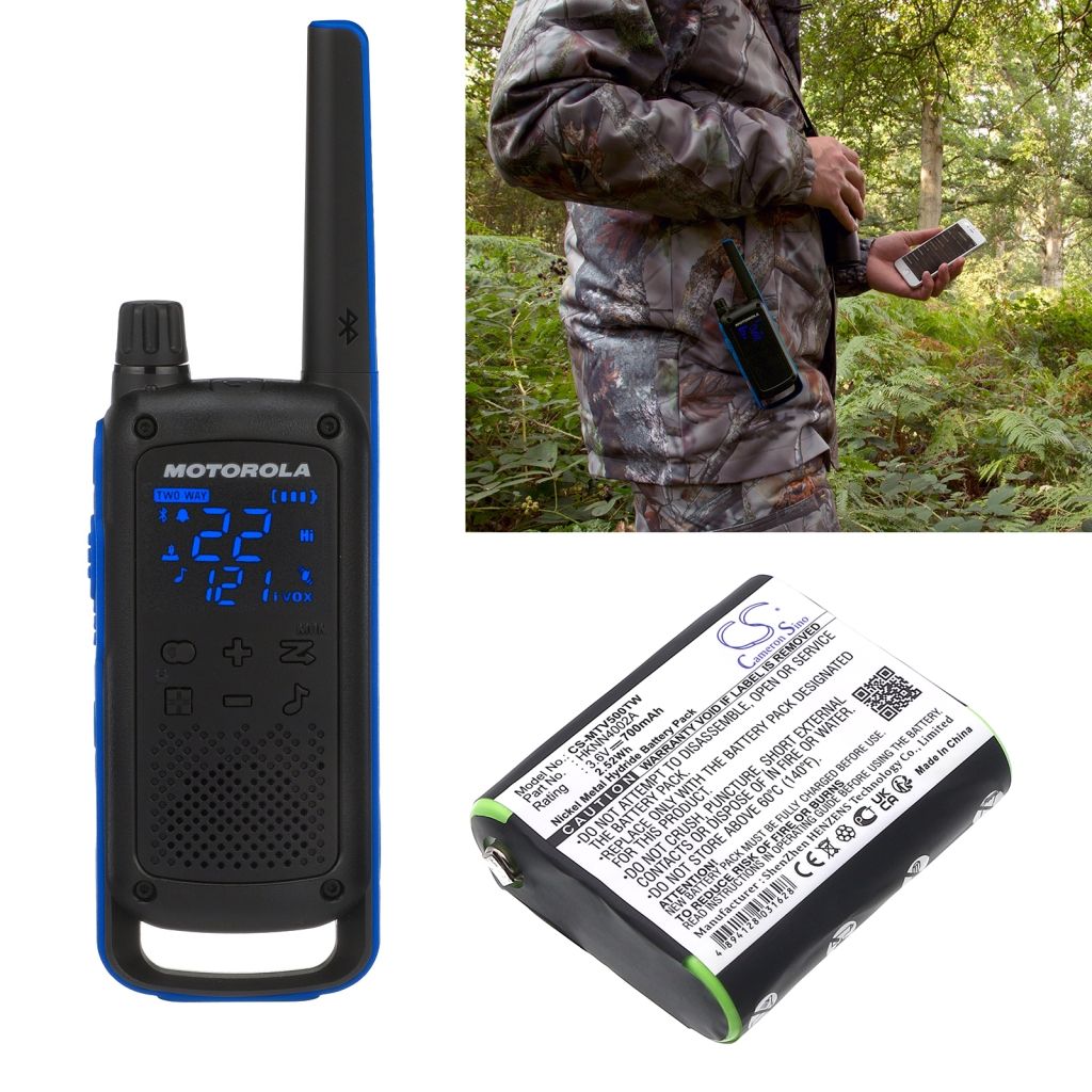 Two-Way Radio Battery Motorola Talkabout MJ270