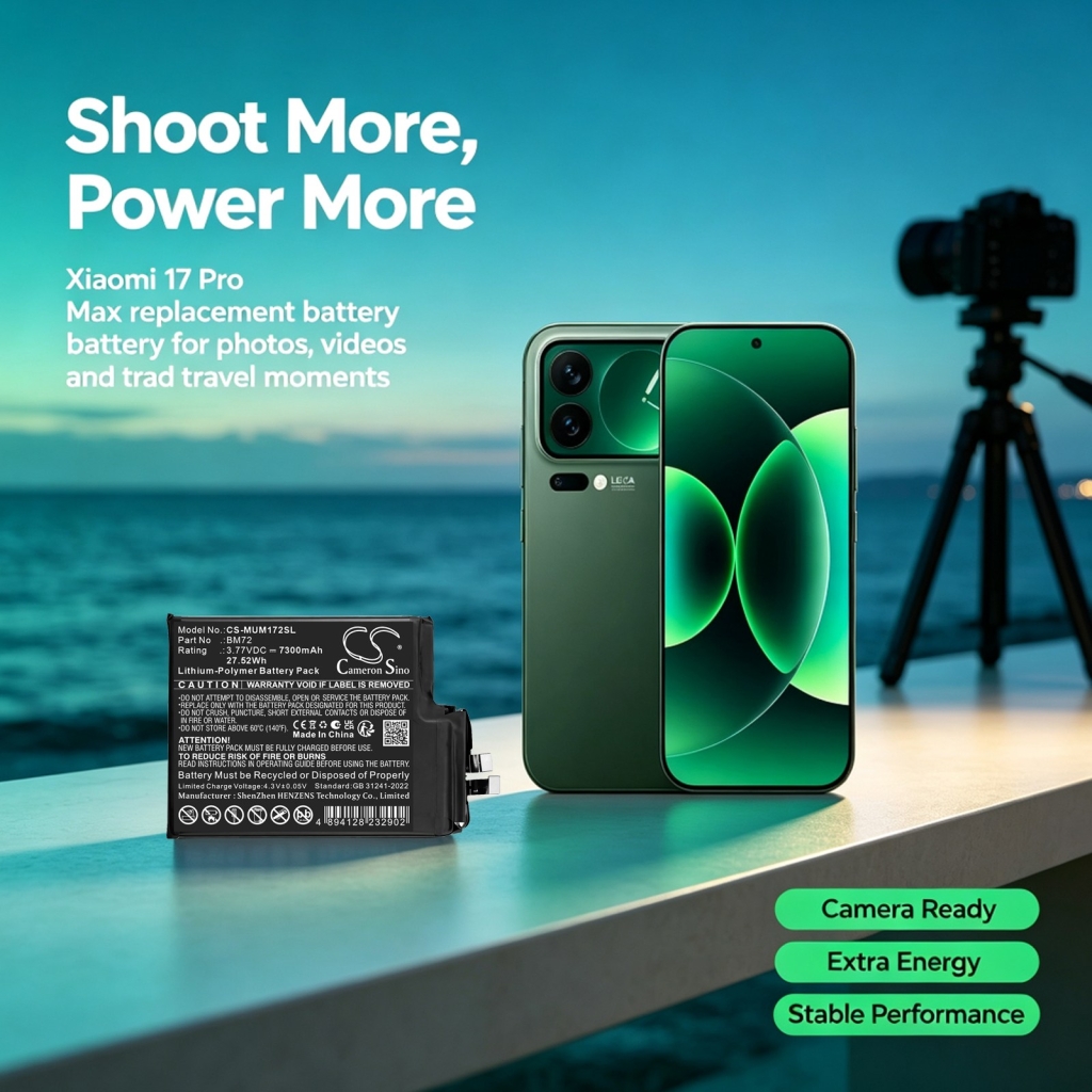 Baterije združljivo z Xiaomi 2509FPN0BC 2509FPN0BC CS-MUM172SL