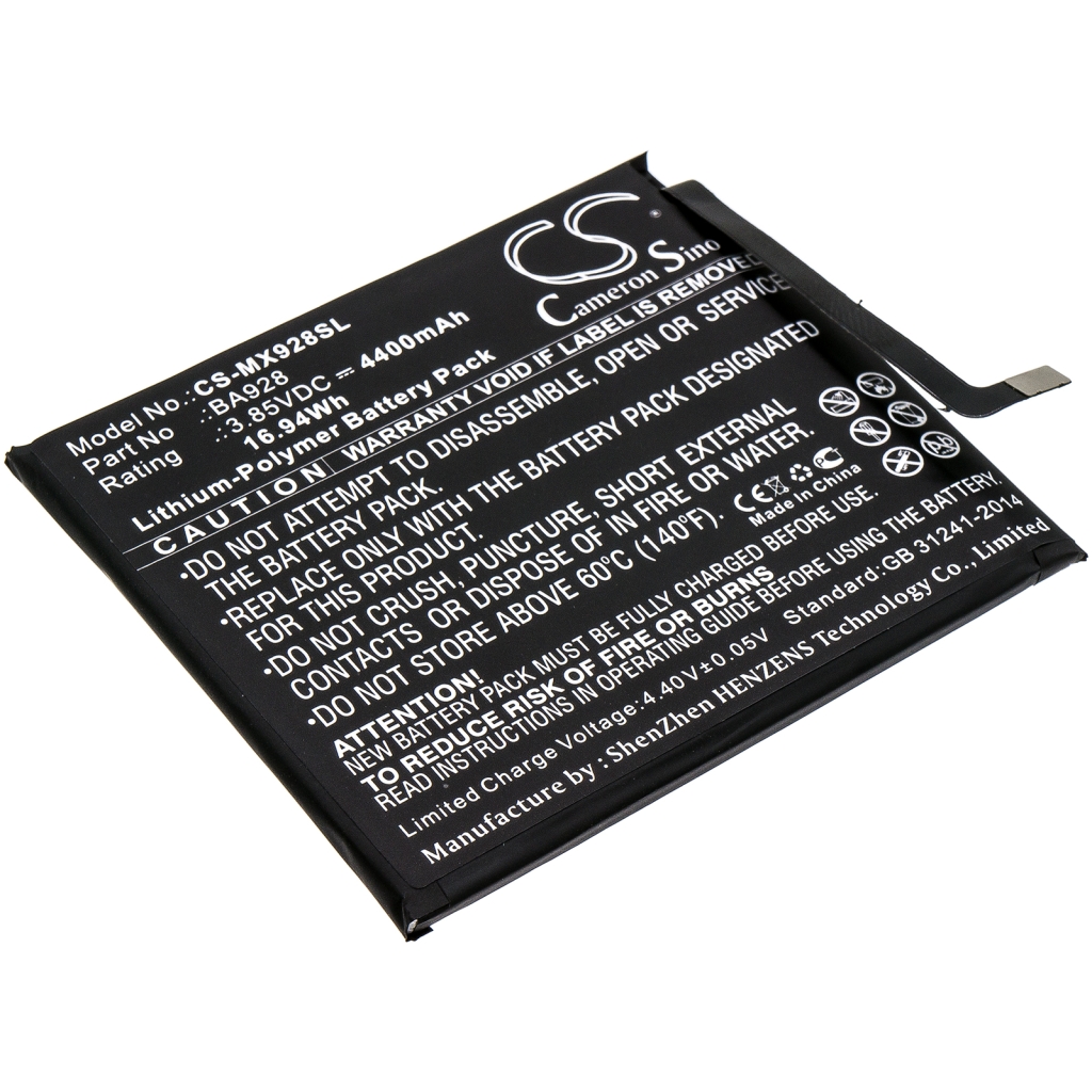 Baterija za mobilni telefon MeiZu M1928 (CS-MX928SL)