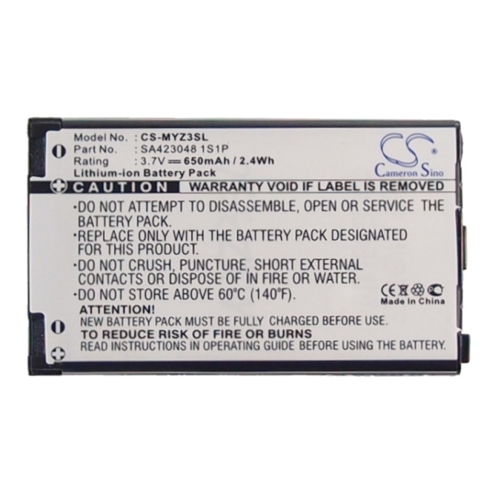 Kompatibilna zamenjava baterije za Sagem SA423048 1S1P