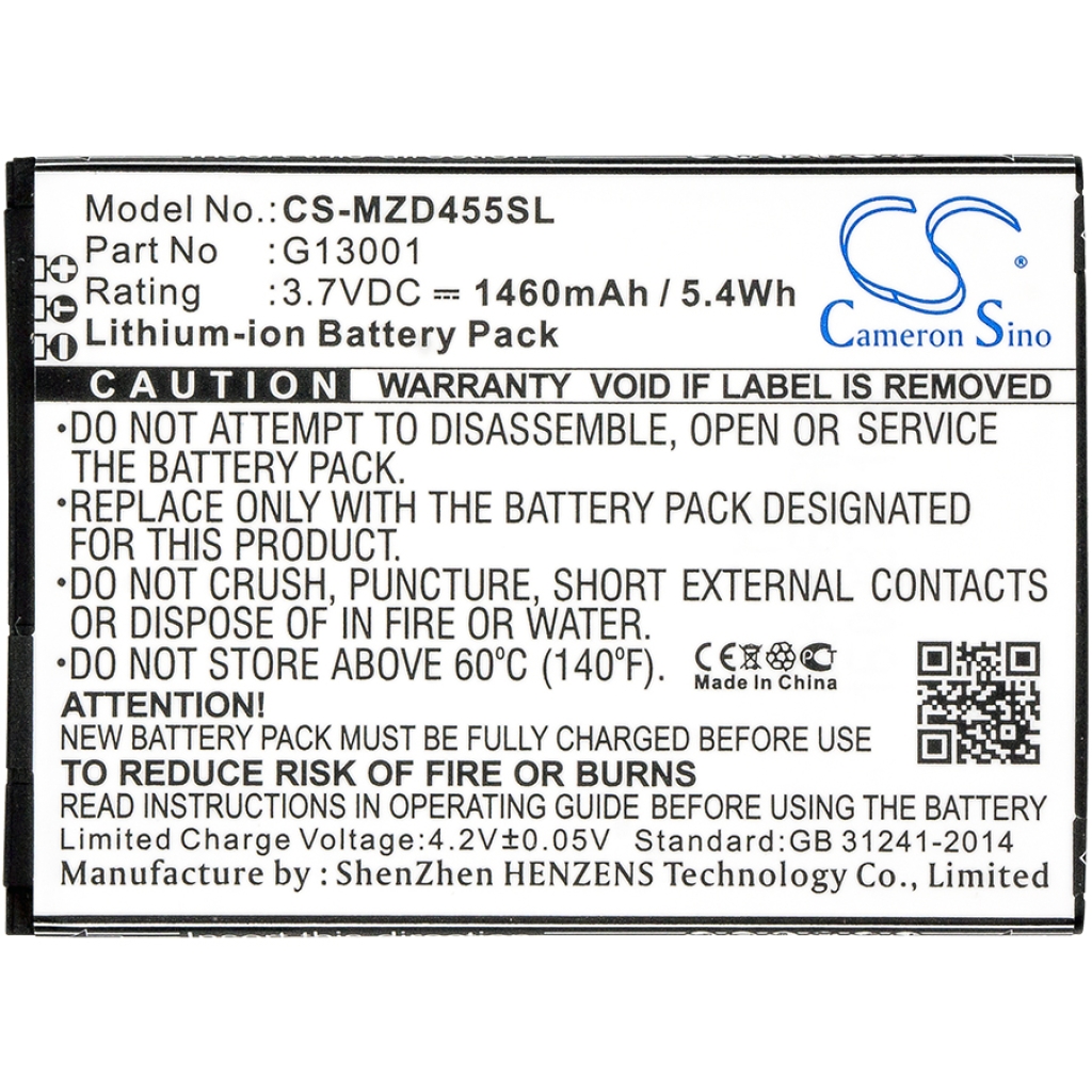 Baterija za mobilni telefon Navon MD455 (CS-MZD455SL)