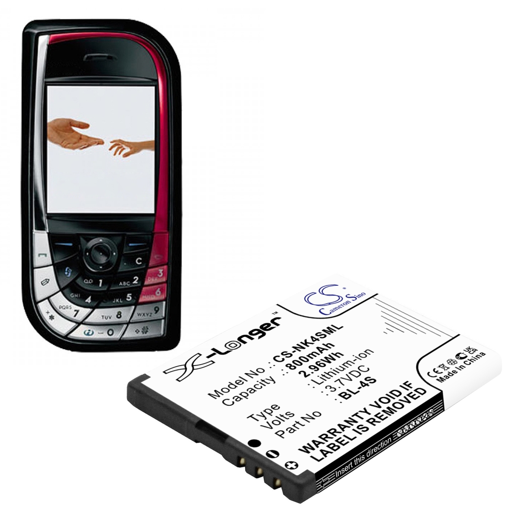 Kompatibilna zamenjava baterije za Nokia BL-4S