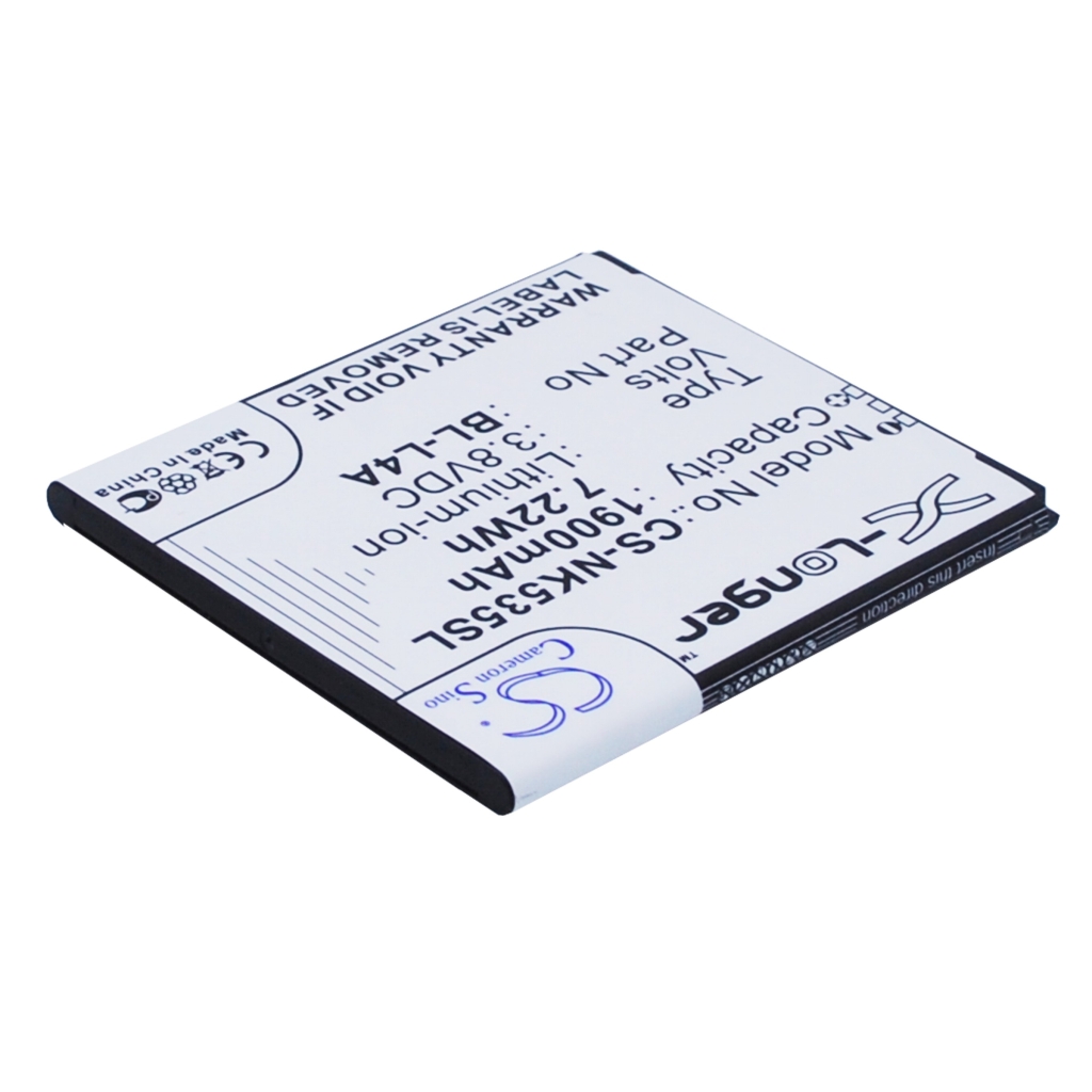 Baterija združljivo z Nokia Microsoft CS-NK535SL