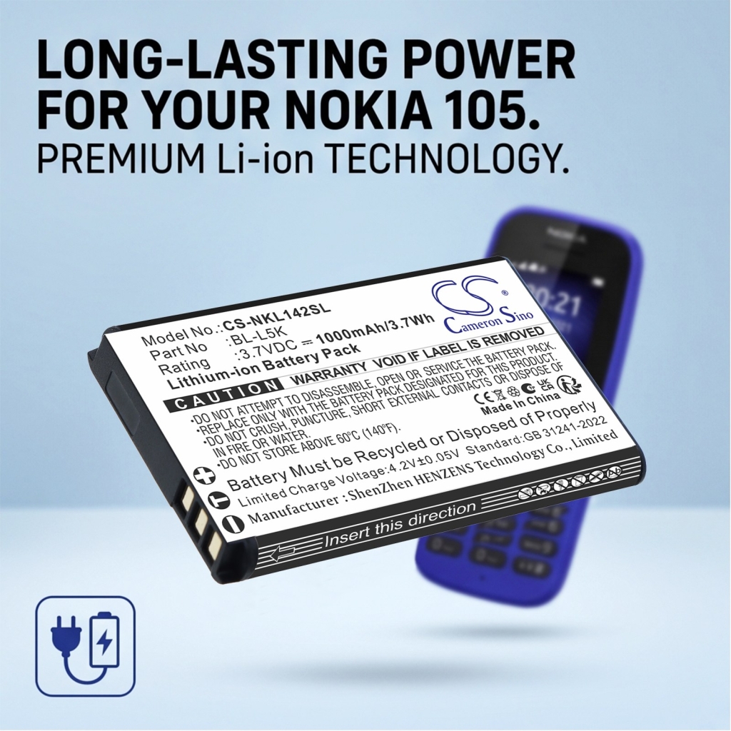 Battery for Nokia TA-1447