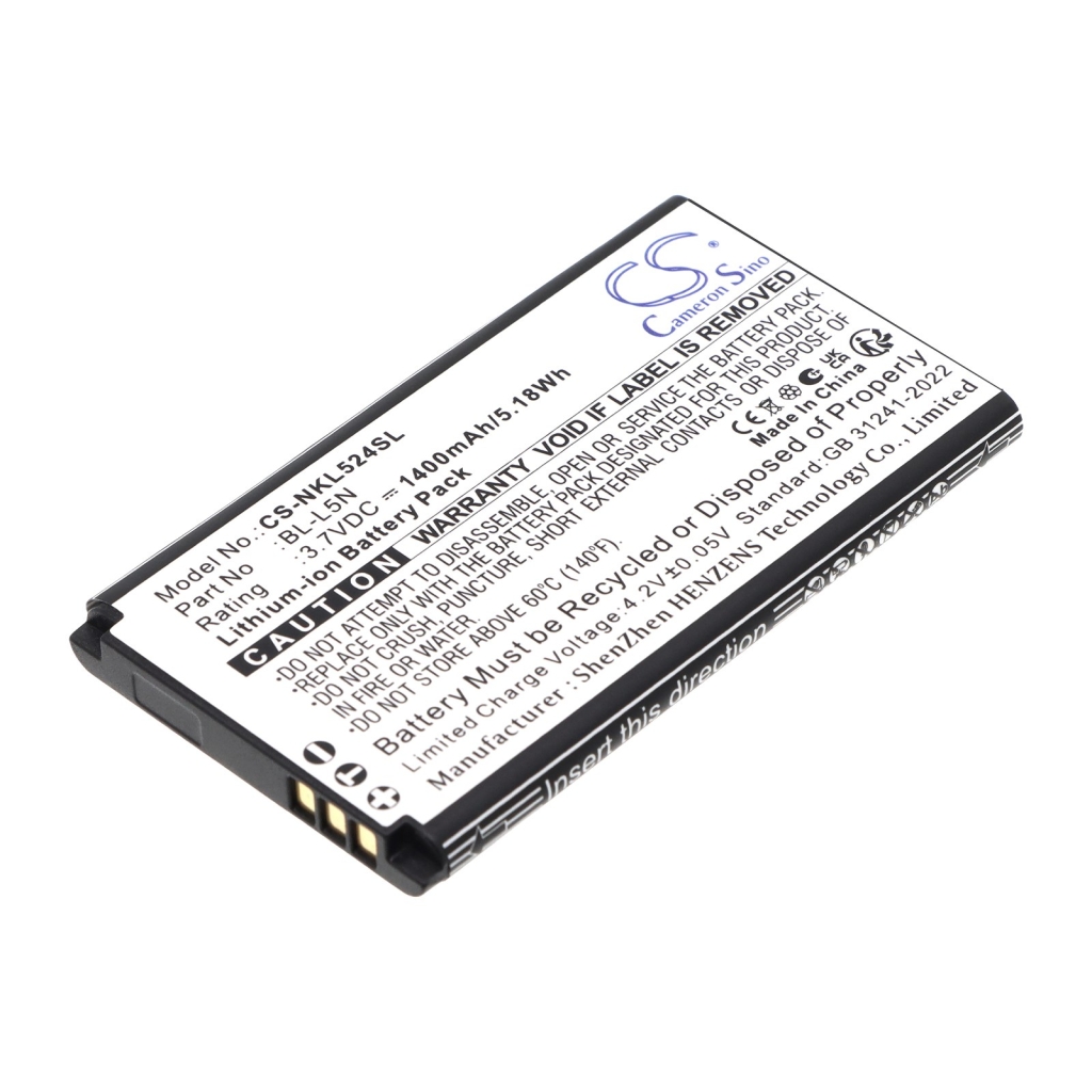 Baterija združljivo z Nokia CS-NKL524SL