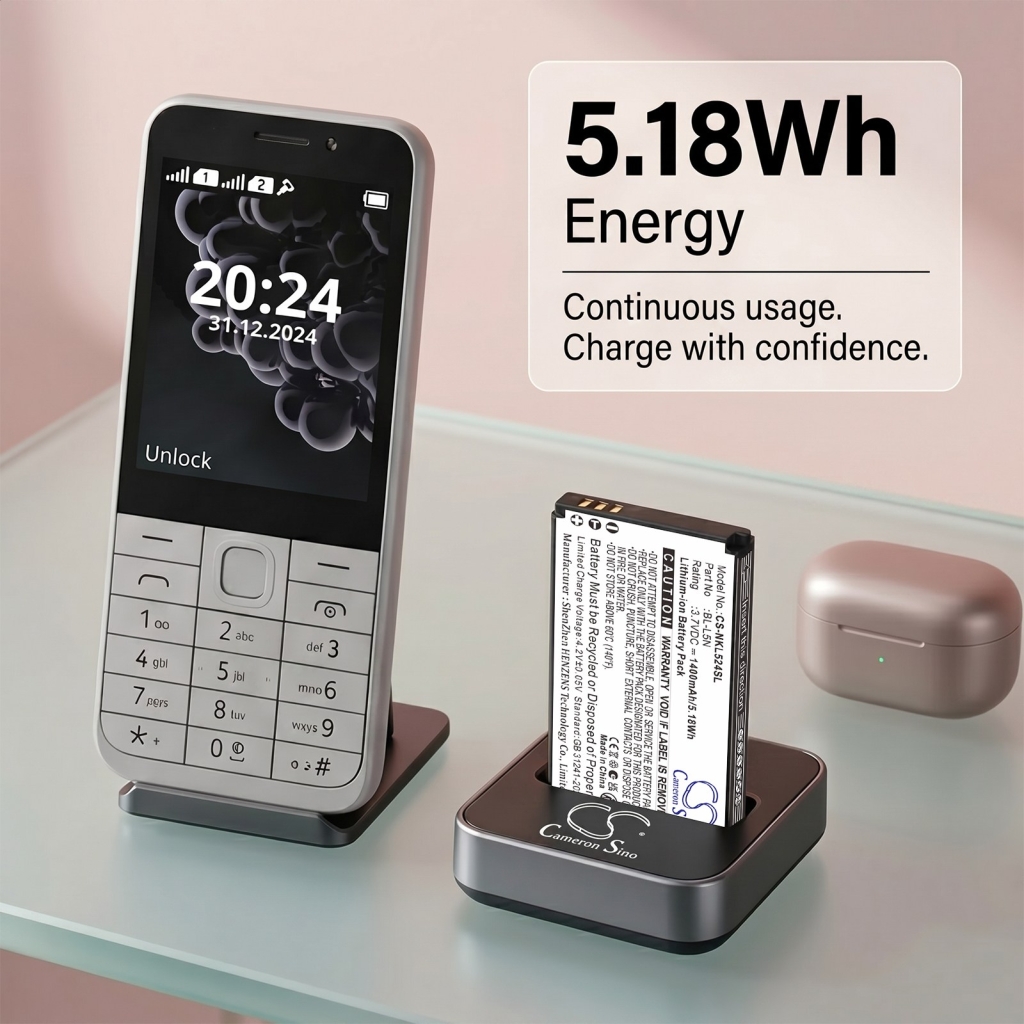 Baterija združljivo z Nokia CS-NKL524SL