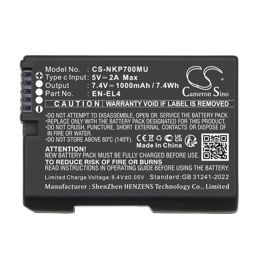 Camera Battery Nikon D3S