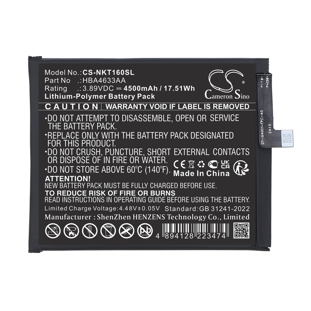 Battery Replaces HQ71101001DT2