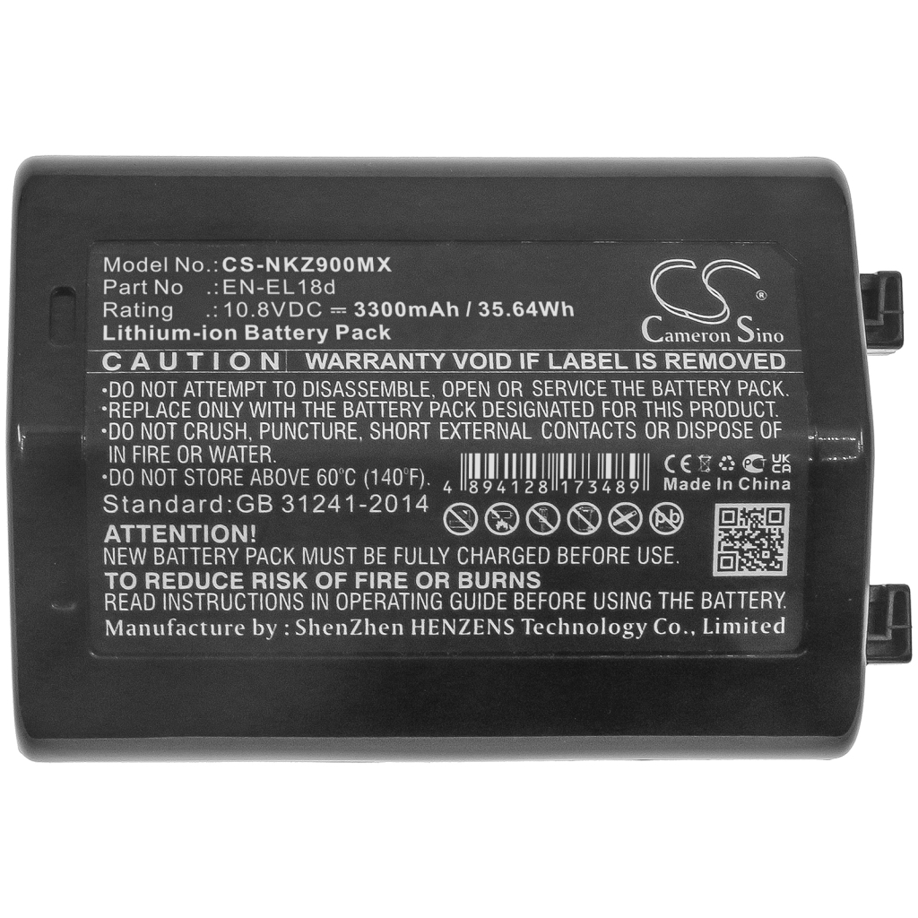 Battery Replaces EN-EL18d