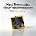 Baterije združljivo z Nest Thermostat 4th Generation CS-NLT400SL