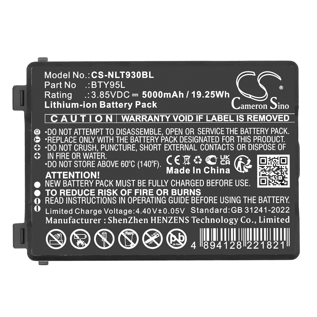 BarCode, Scanner Battery Newland CS-NLT930BL