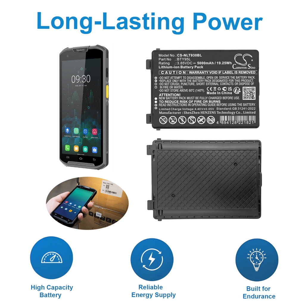 BarCode, Scanner Battery Newland CS-NLT930BL