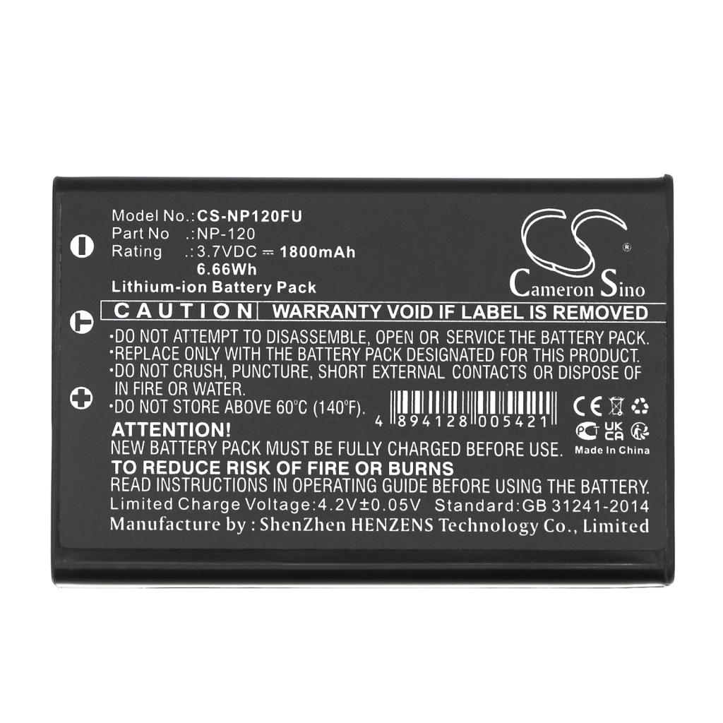 Camera Battery Praktica CS-NP120FU