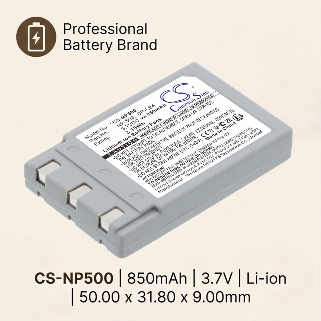 Battery compatible with MINOLTA