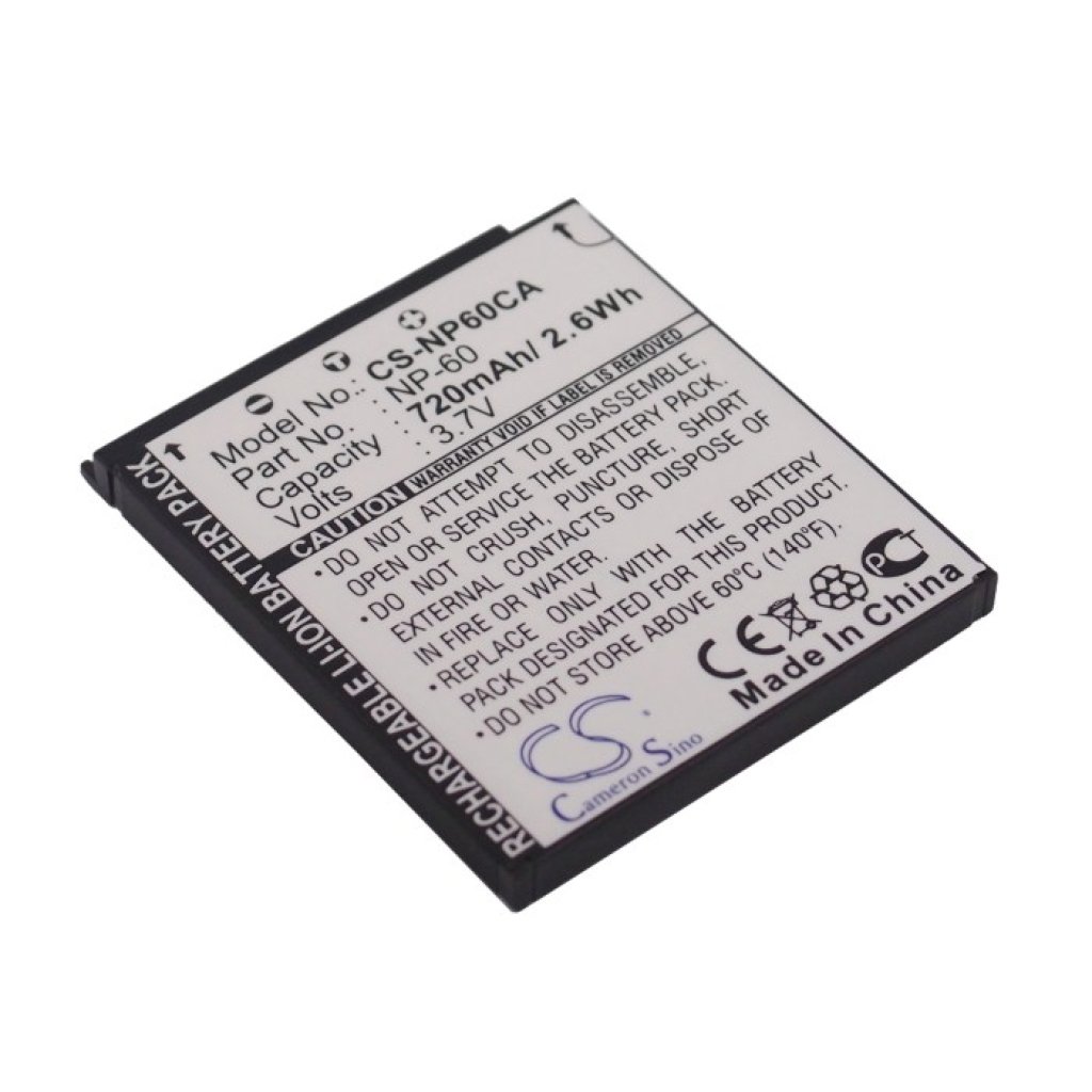 Kompatibilna zamenjava baterije za CASIO NP-60