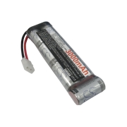 Battery compatibleWith RC hobby batteries