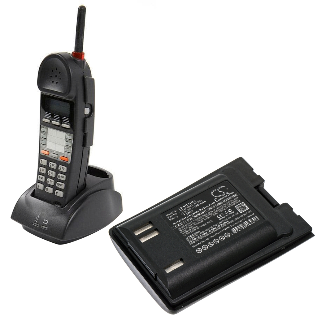 Baterija za brezžični telefon Nortel T7406 (CS-NTL746CL)