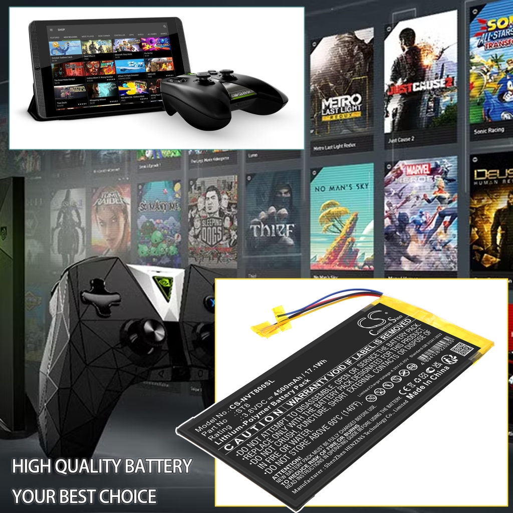 Baterija za tablični računalnik Nvidia CS-NVT800SL