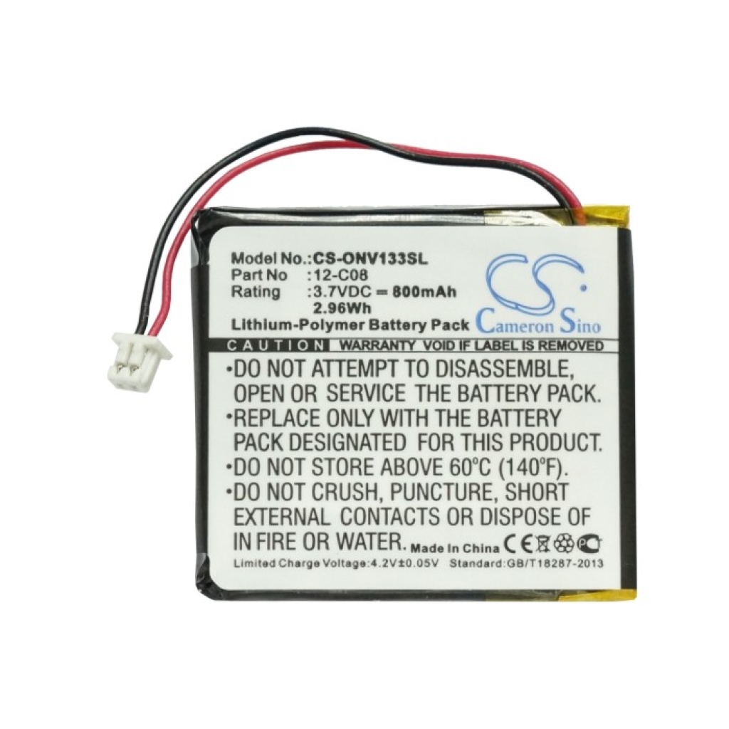 Kompatibilna zamenjava baterije za Oryon technologies 12-C08