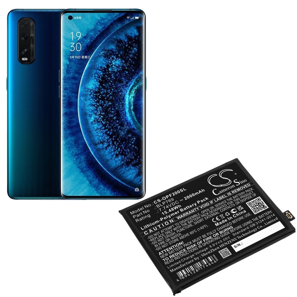 Baterija za mobilni telefon OPPO Find X2 (CS-OPF200SL)