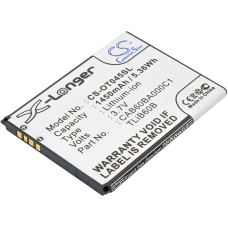 Kompatibilna zamenjava baterije za Alcatel CAB60B0001C1,CAB60B000C1,CAB60BA000C1,TLIB60B