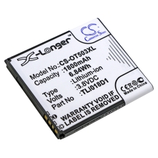 Kompatibilna zamenjava baterije za Alcatel TLI018D1,TLI018D2