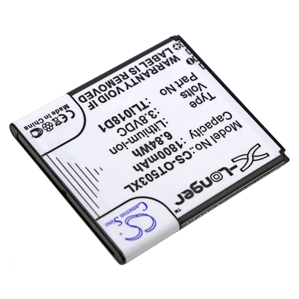 Kompatibilna zamenjava baterije za Alcatel TLI018D1,TLI018D2