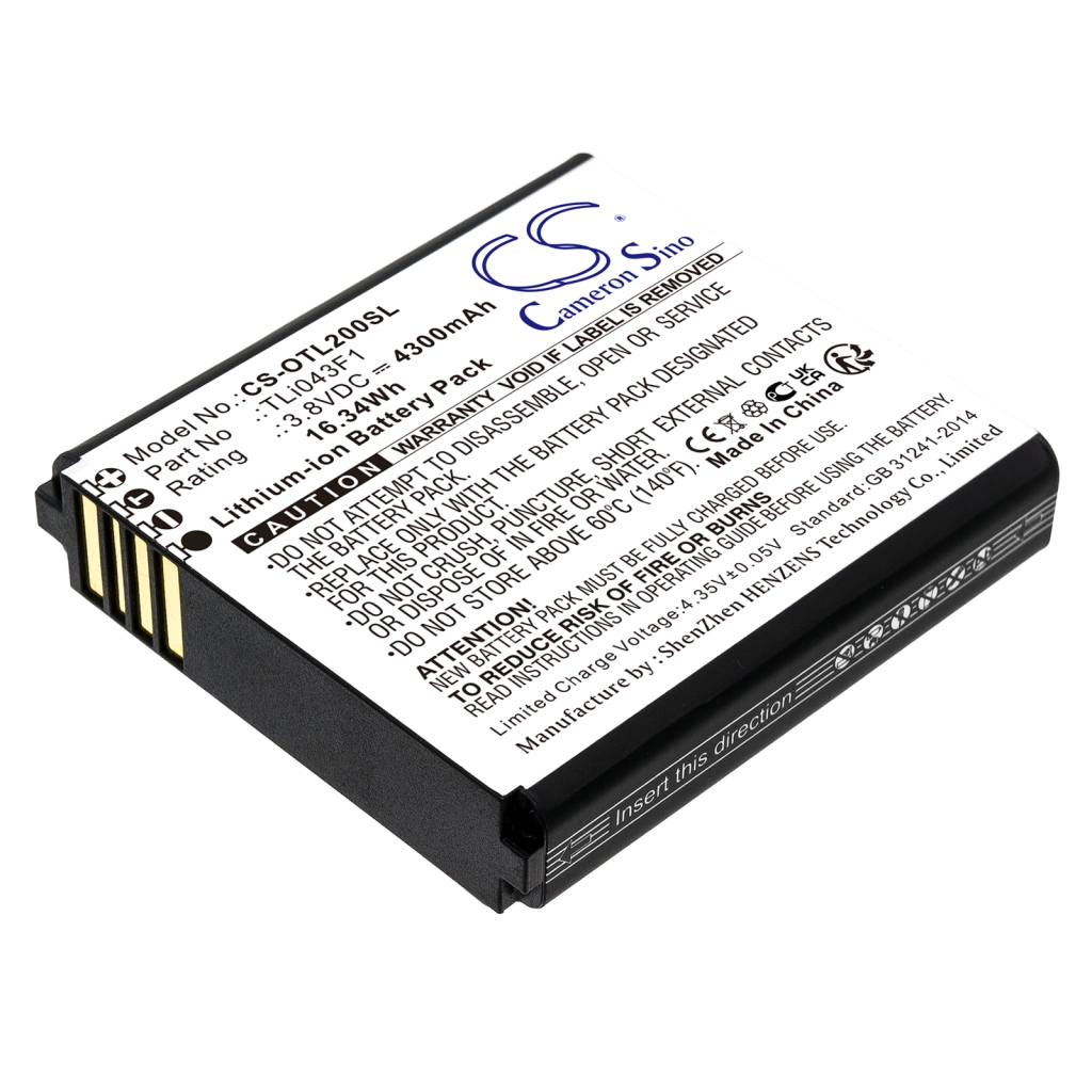 Kompatibilna zamenjava baterije za Alcatel TLI043F1