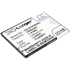 Kompatibilna zamenjava baterije za Alcatel TLI020F7