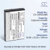 Baterije združljivo z Infant Optics DXR-5 DXR-5 CS-OXR500MB