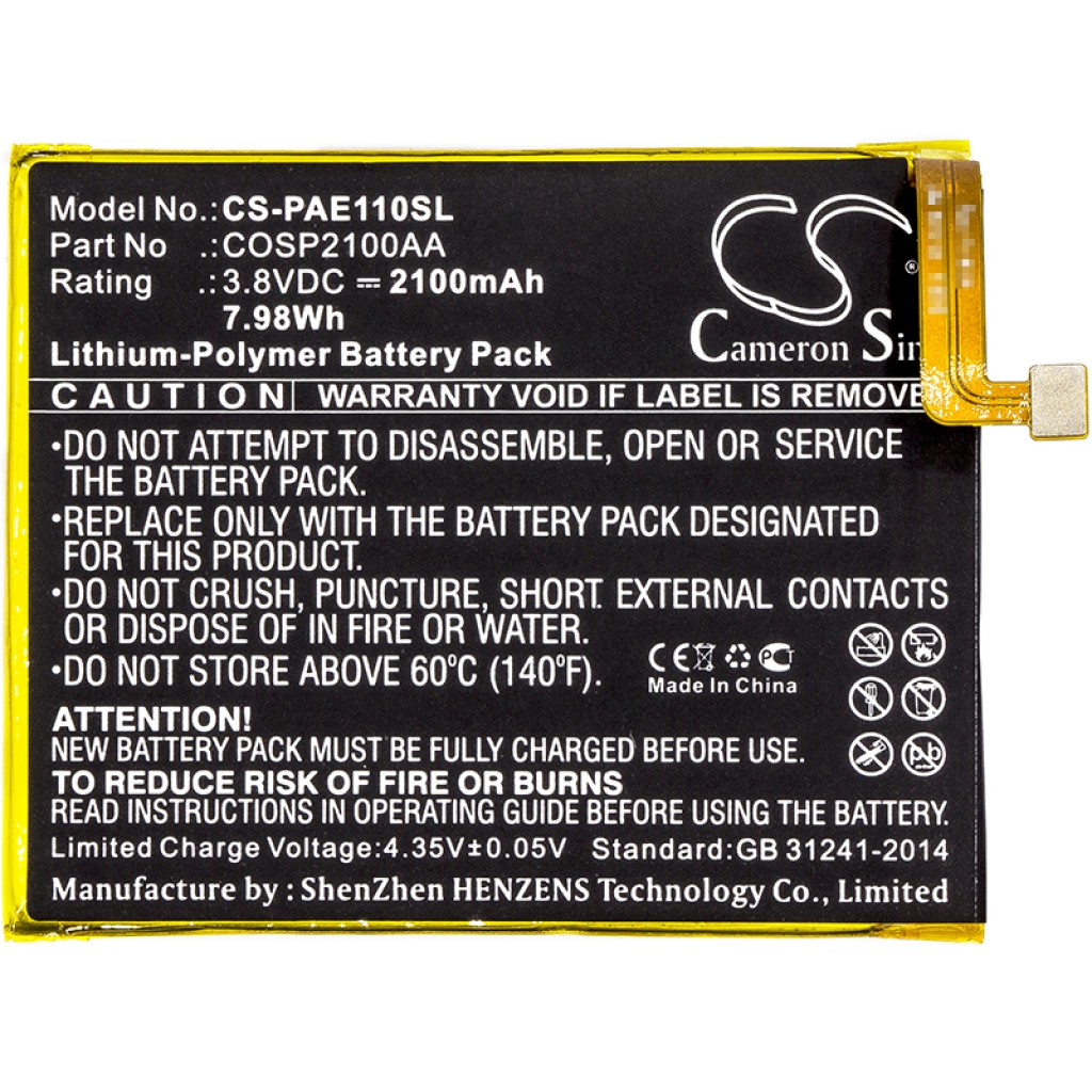 Baterija za mobilni telefon Panasonic CS-PAE110SL