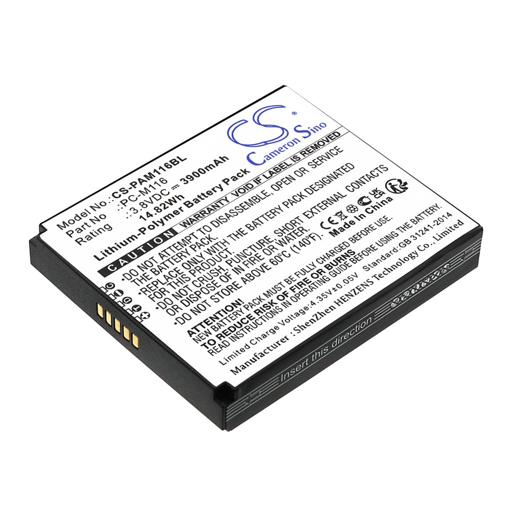 Kompatibilna zamenjava baterije za Pax PC-M116