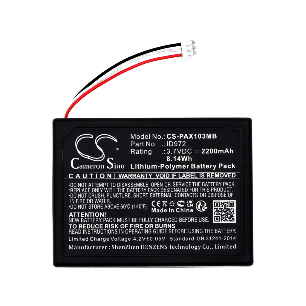 Kompatibilna zamenjava baterije za Panasonic ID972