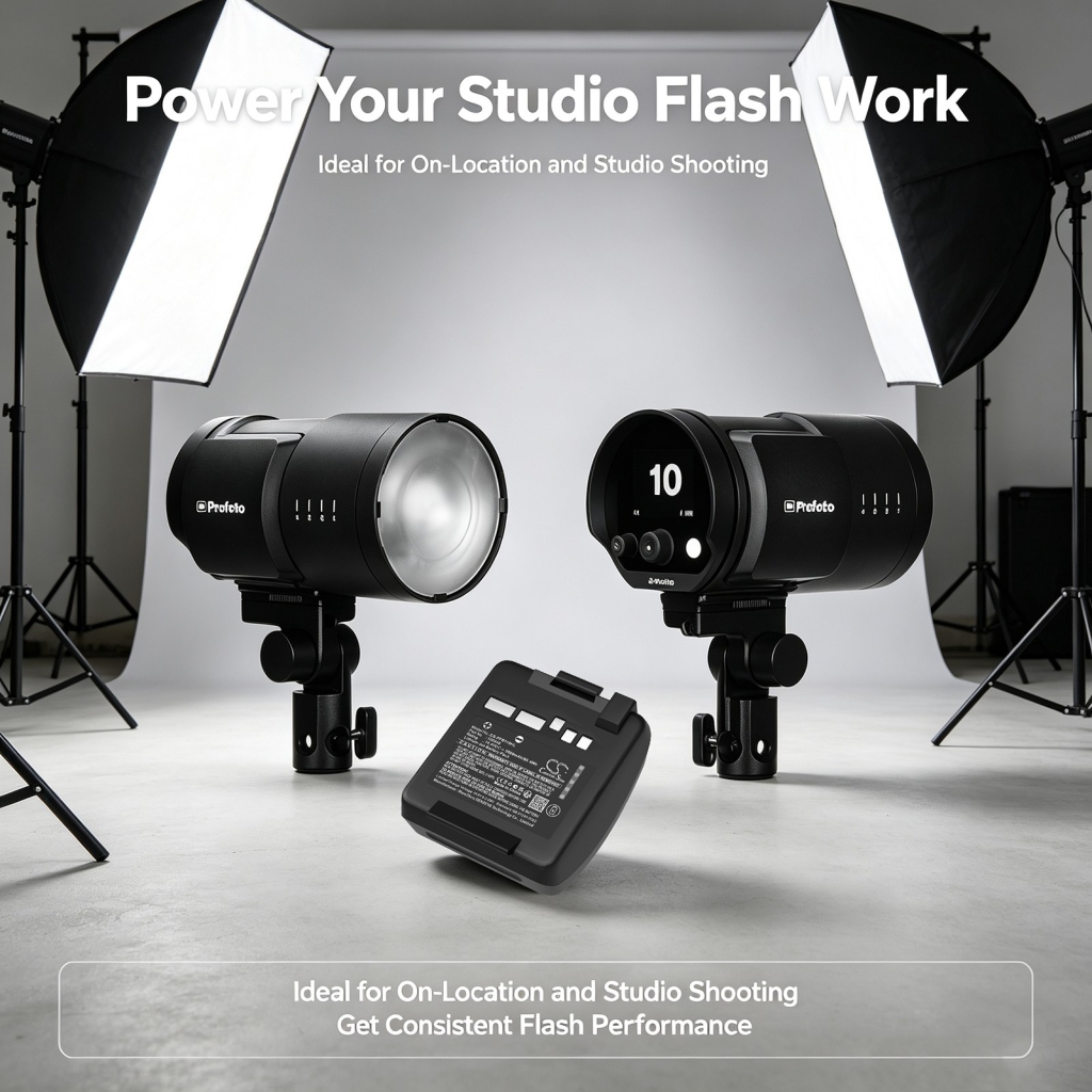 Baterije združljivo z Profoto Monolight B10 B10 Plus B10X CS-PFB110HL